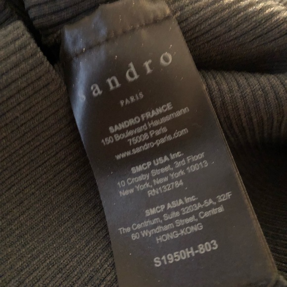 Sandro Paris 1/4 zip - Picture 3 of 5